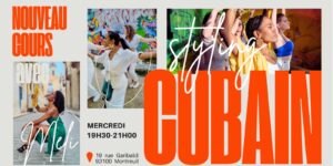 Annonce cours de styling cubain