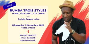 Annonce stage Rumba trois styles